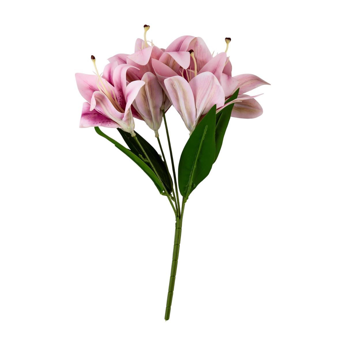 Country Garden 5-Head Lily Bunch Spray 3 Asst. CHT