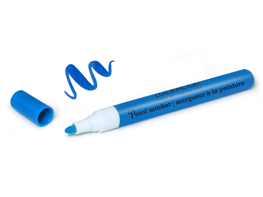 Color Factory: Water Based Paint Marker C) Blue