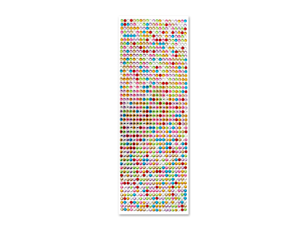 Paper Craft Sticker: 4mm Gem Lines 1029pc Value-Pack C) Multicolor