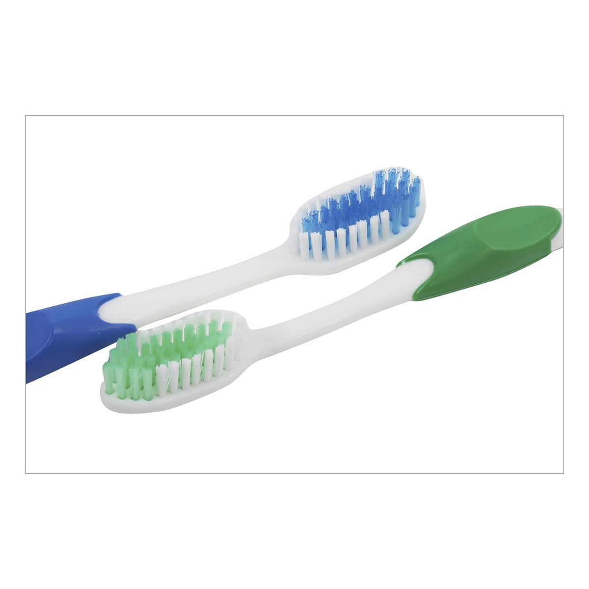 Bodico 2-pc Adult Toothbrush, pbh w/metallic insert card each(HZ)