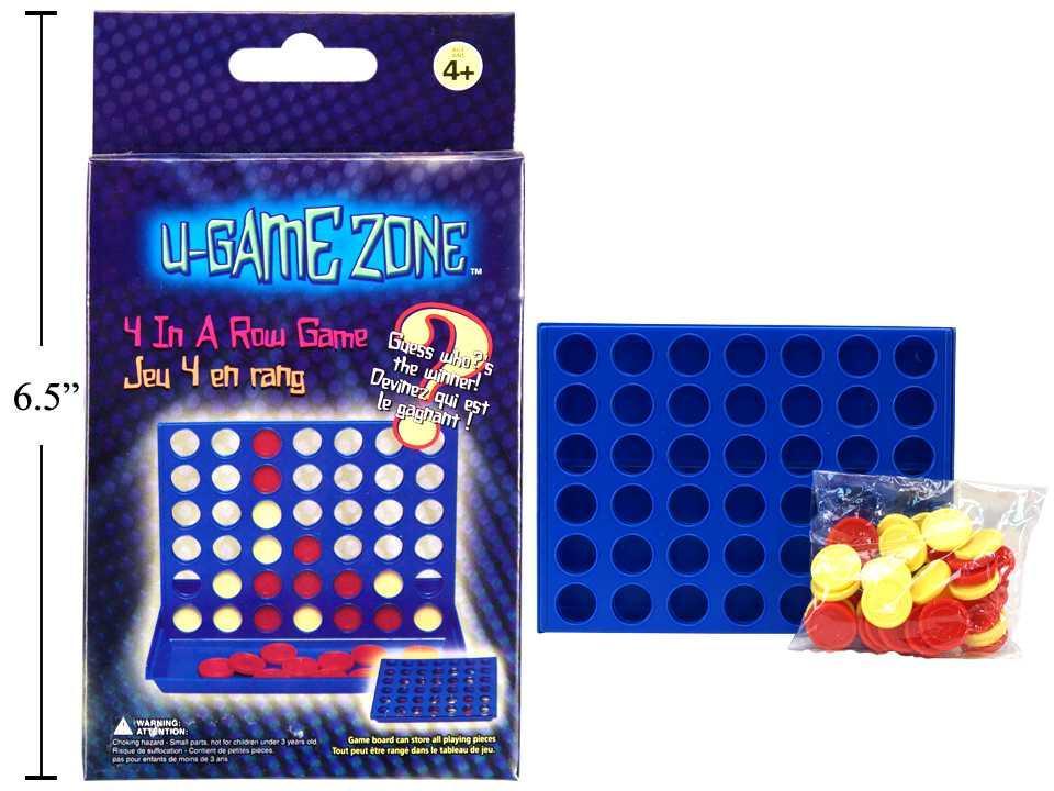 U-Game Zone '4-In-A-Row' Game, colour box