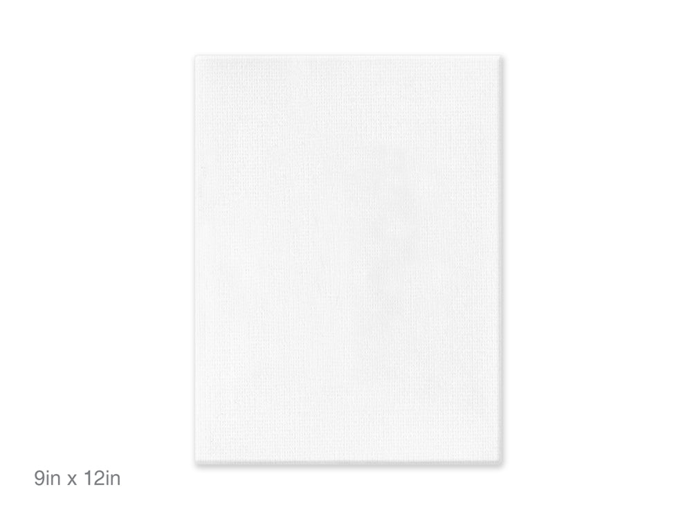 Stretch Artist Canvas: Rect. 9"x12" Primed Back-Stapled