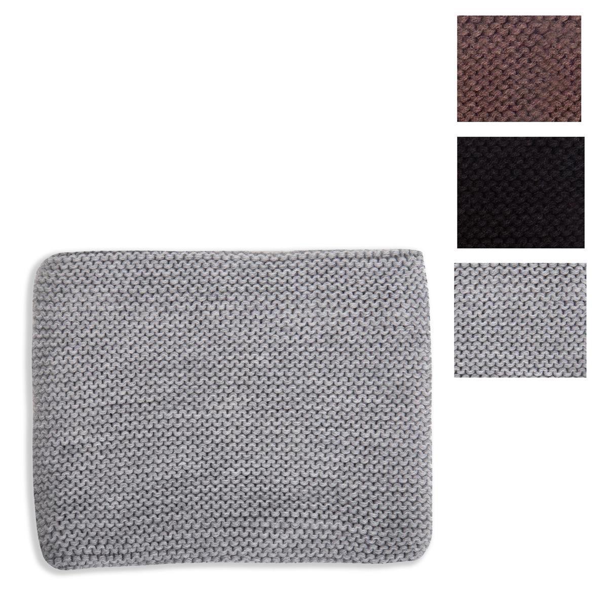 Nordic T. Knit Neck Warmer, w/Fleece Lining, 3 asst, hc