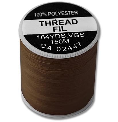 POLYESTER THREAD 150M BROWN