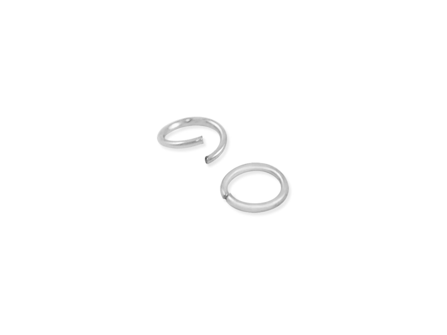 Jewelry Findings: 4mm Jump Ring 20g B) SILVER