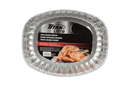 TITAN FOIL HD LARGE ALUMINIUM OBLONG ROASTER