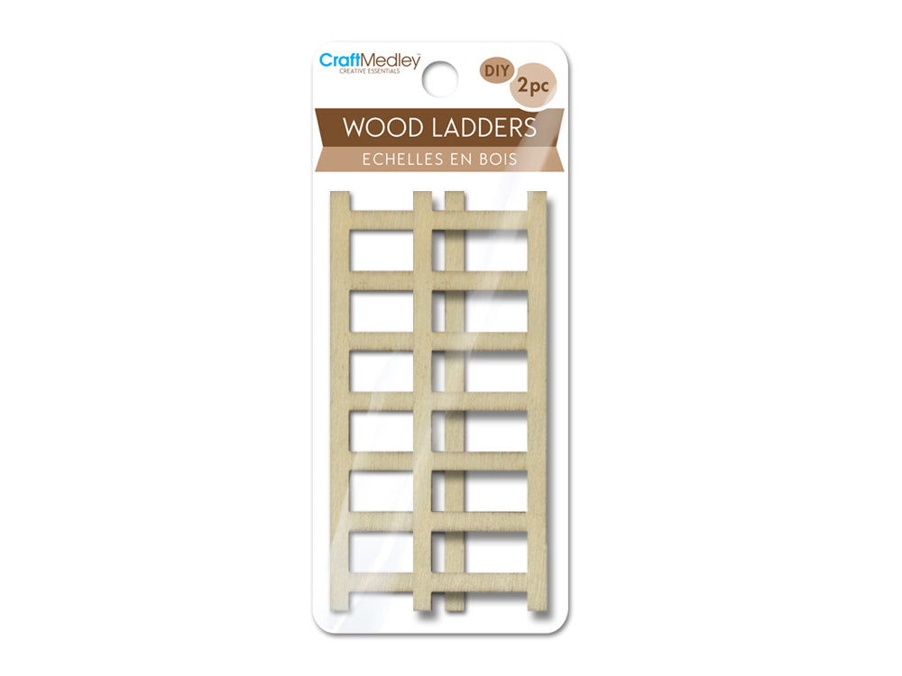 Craftwood: DIY Ladders C) 10x3.2cm 2pc