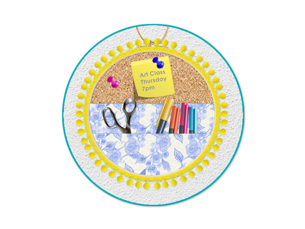 Needlecrafters: 12" Embroidery Hoop w/Brass Clamp