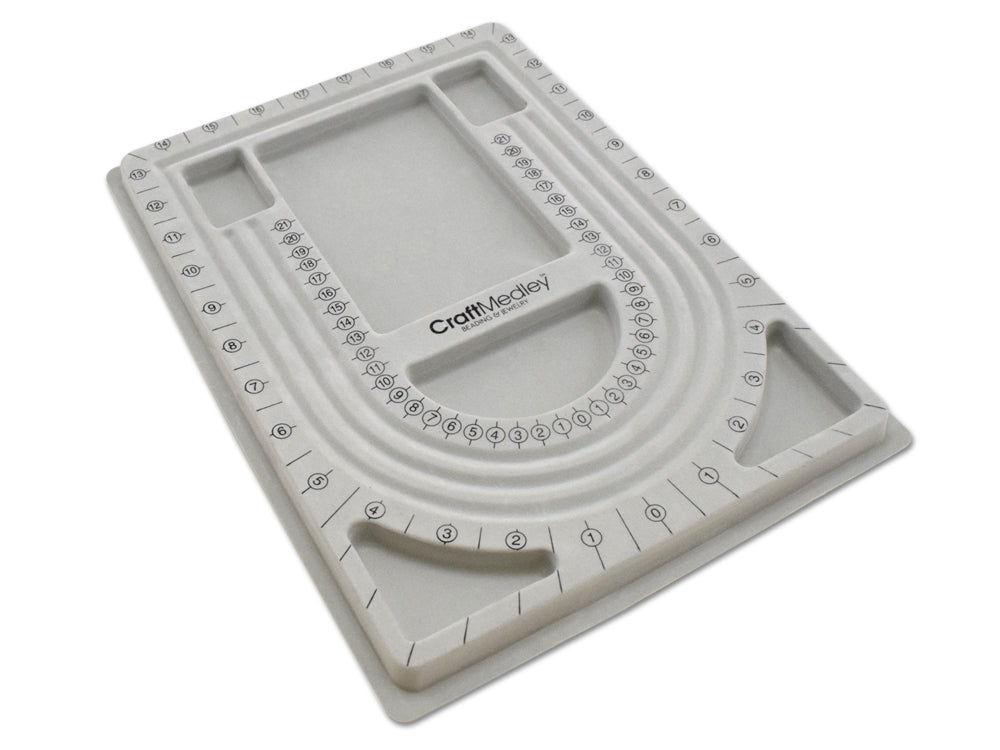 Beading/Jewelry Tool: Flocked Bead Design Board 9.4"x12.6"