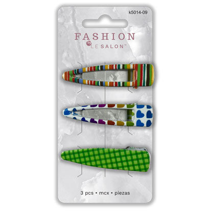 HAIR CLIPS - 3 PCS 7*13cm
