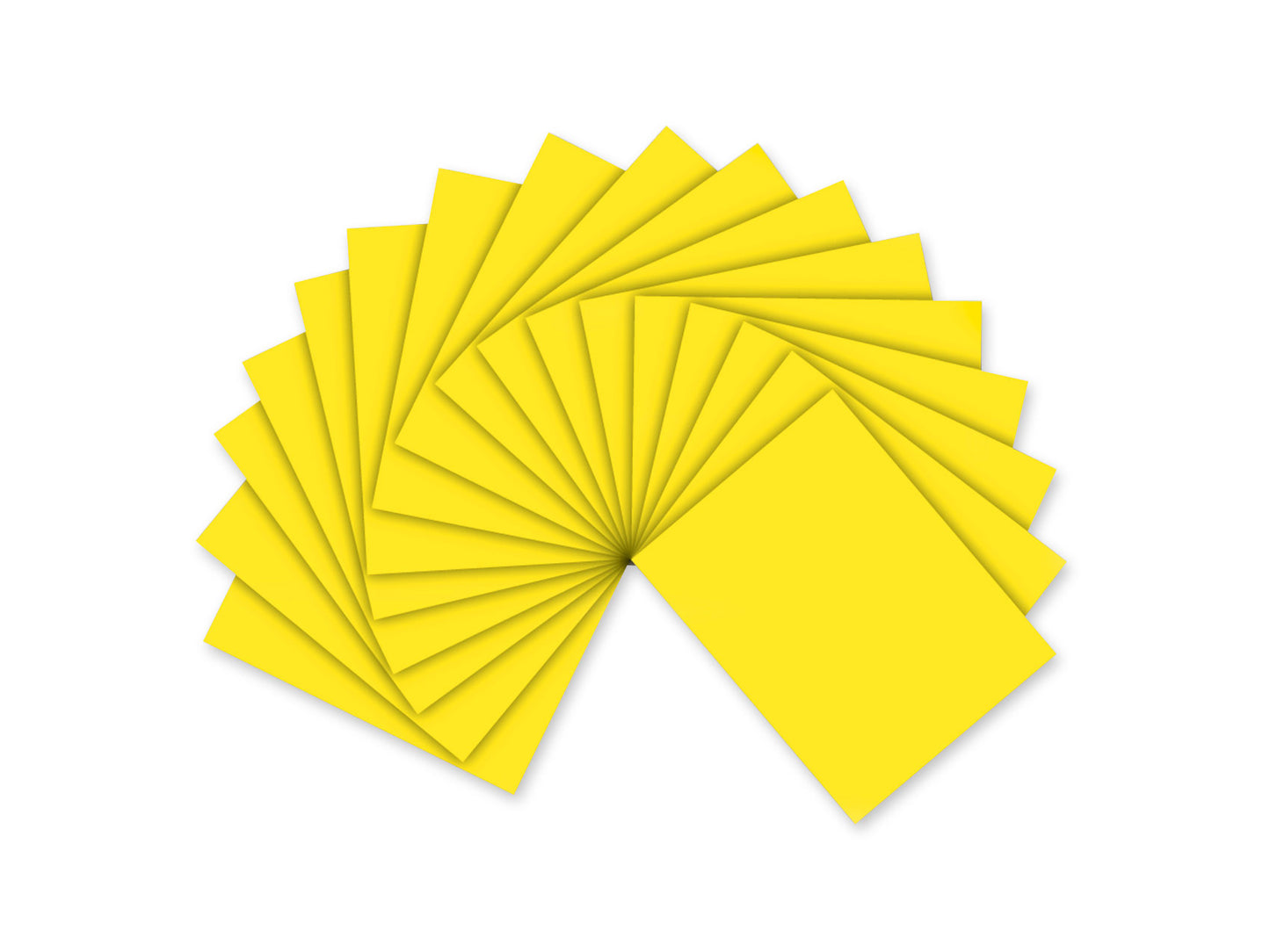 Fun Foam Sheets: One 9"x12" - 2mm(T) Barcoded Sheets J) Yellow