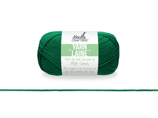 Needlecrafters: 50g Acrylic Milk Cotton Yarn G) Hunter Green