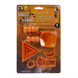 G.Ghouls 9pcs Pumpkin Carving Kit, Orange only, b/c