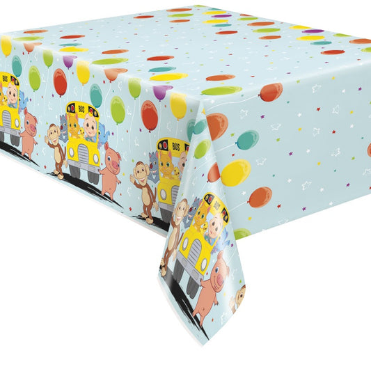 Cocomelon Rectangular Plastic Table Cover  54" x 84"