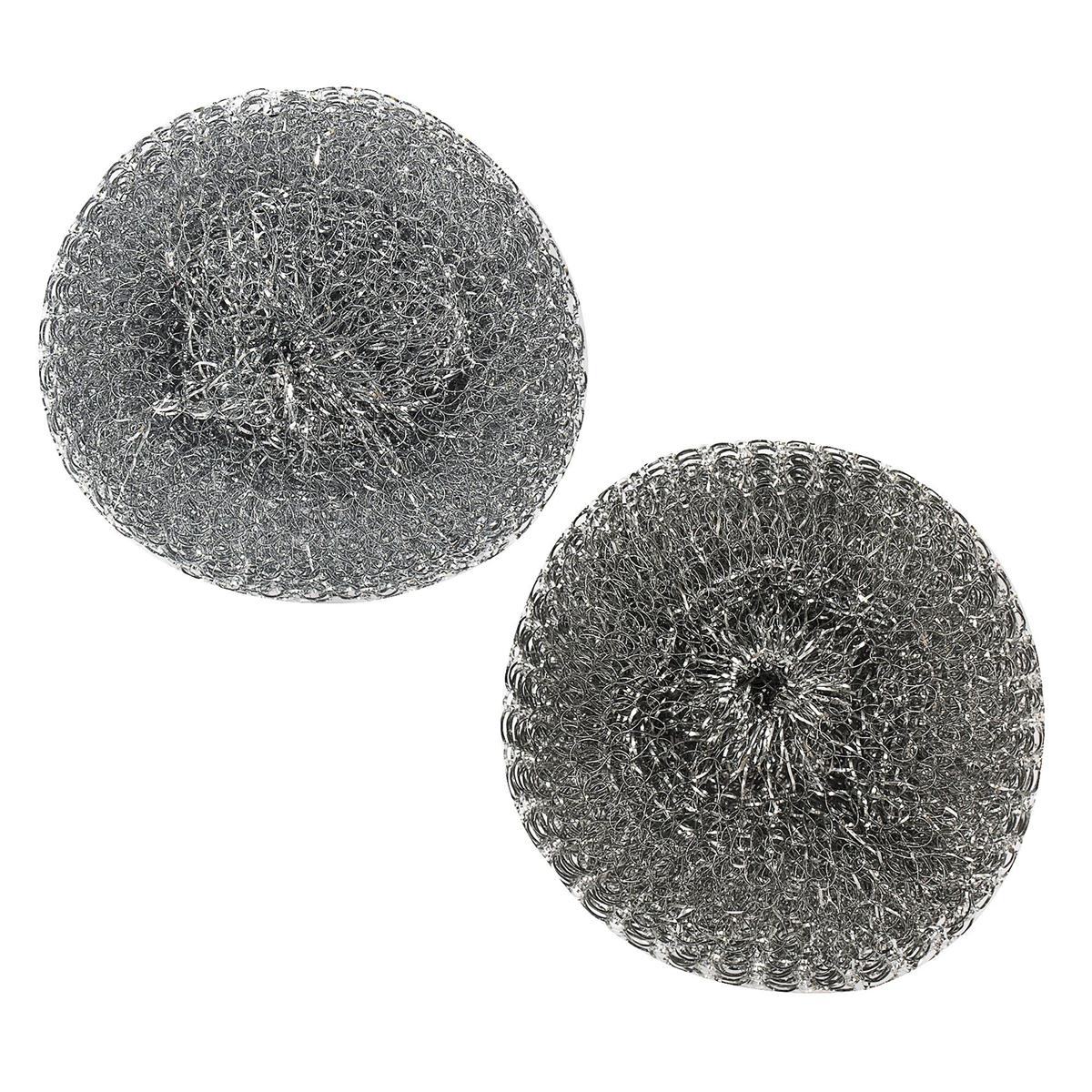 H.E. 2-pc Super H/D Wire Scrubbers printed opp bag