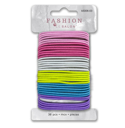 HAIR ELASTIC - 36 PCS 8*14CM