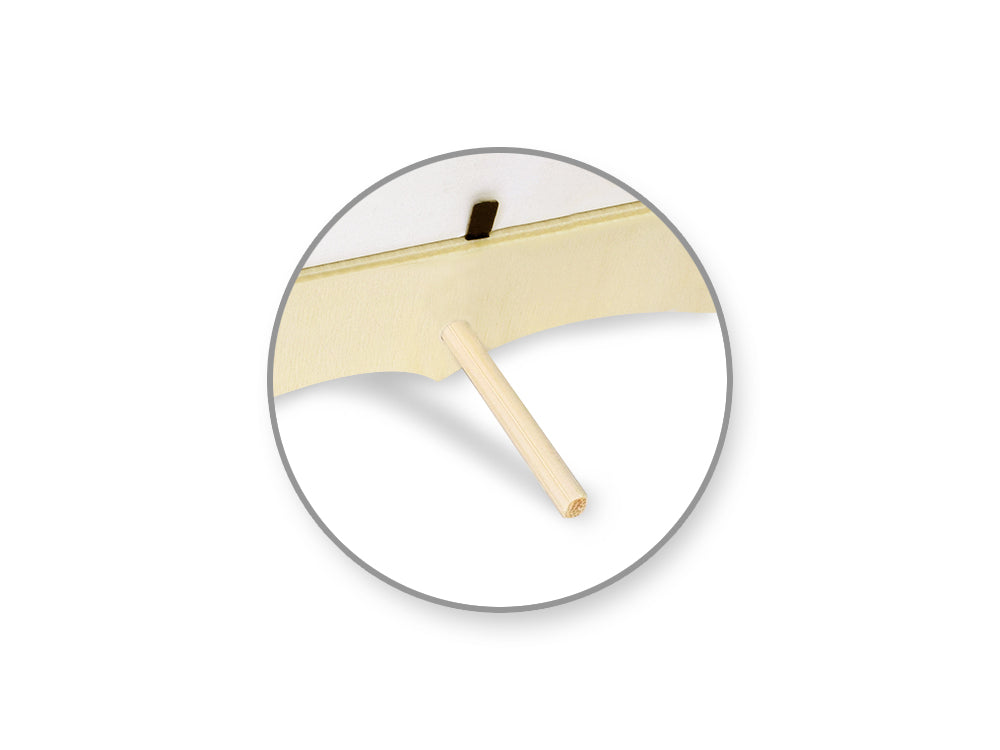 Wood Craft: Natural DIY 8.38"x6.44" Photo Frame B) Bracket Border