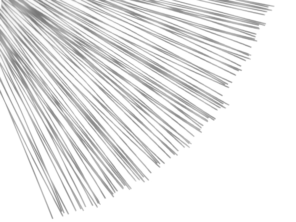 Craft Decor: 7" Bow Tying Wire Silver 26g 80/pkg