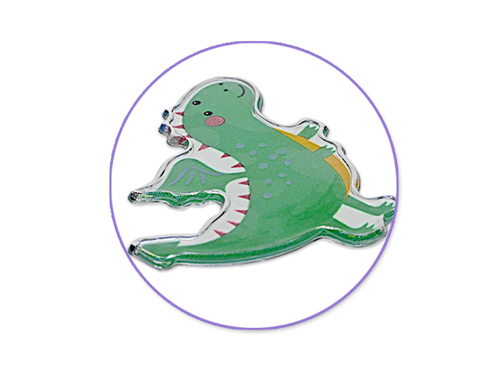 Paper Craft Sticker: 4.1"x7.5" 3D Puffy D) Fantasia