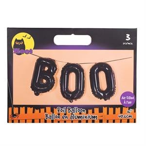 Hoot 3pk 16" "Boo" Foil Balloons, pbh