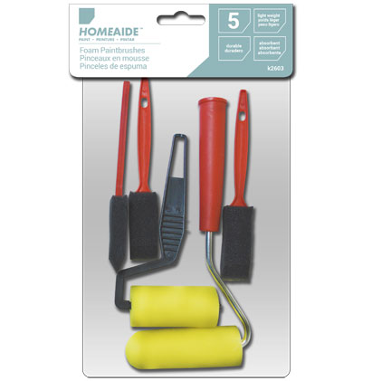 FOAM PAINTBRUSHES - 5