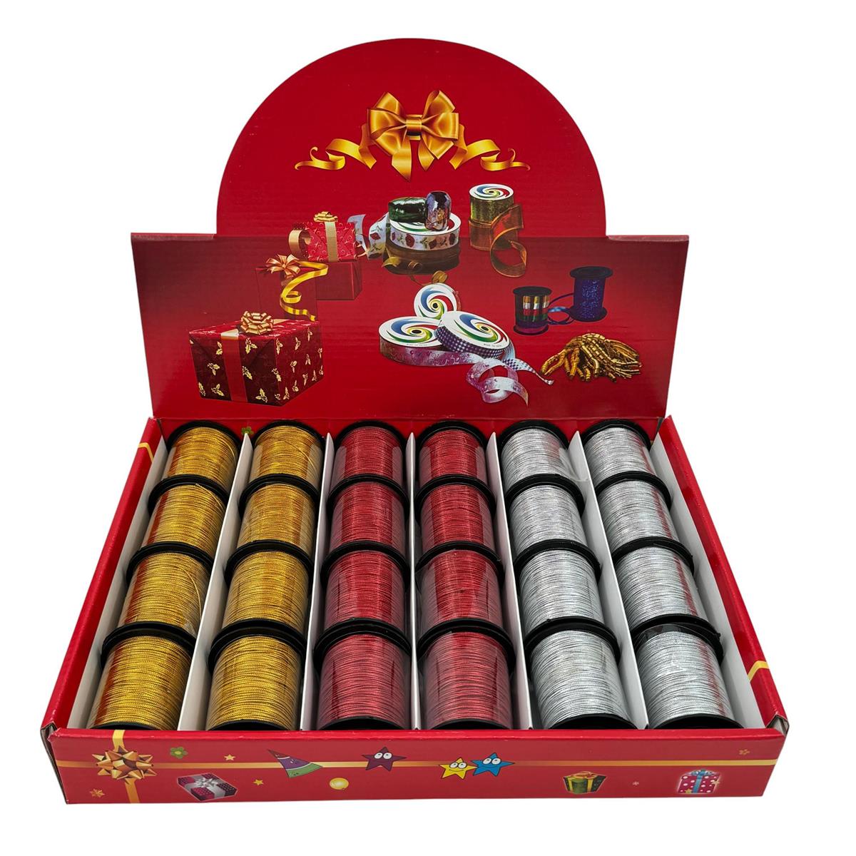 Paper T. Metallic Cord, 25M, 3/S, 24/PDQ