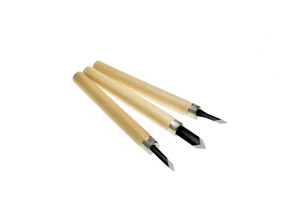 Crafter's Toolkit: Carving/Sculpting/Modelling Tool Set 3pc Asst A) Carve