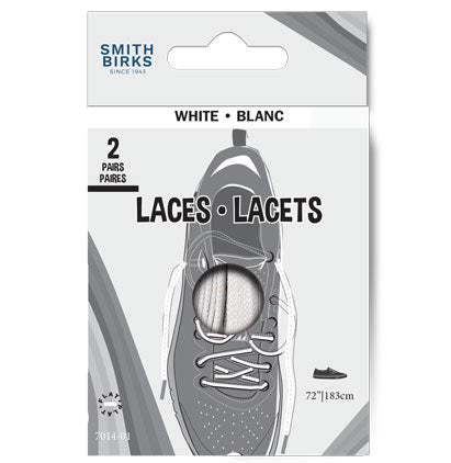 72" LACES - SPORT (1PR) WHITE
