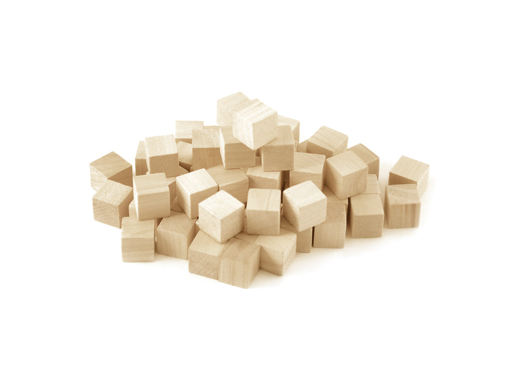 Craftwood: 5/8" (15mm) Cubes 36/pk Natural