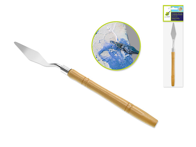 Color Factory Tool: Metal Palette Knife- Diamond (Angled)