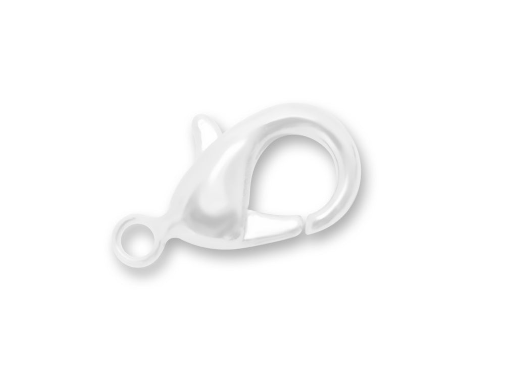 Jewelry Findings: 18mm Lobster Claw x8 w/Clasp B) Silver