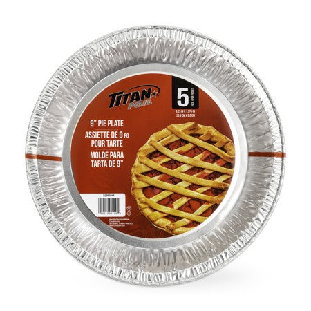TITAN FOIL 9" DEEP PIE PANS 5/PK