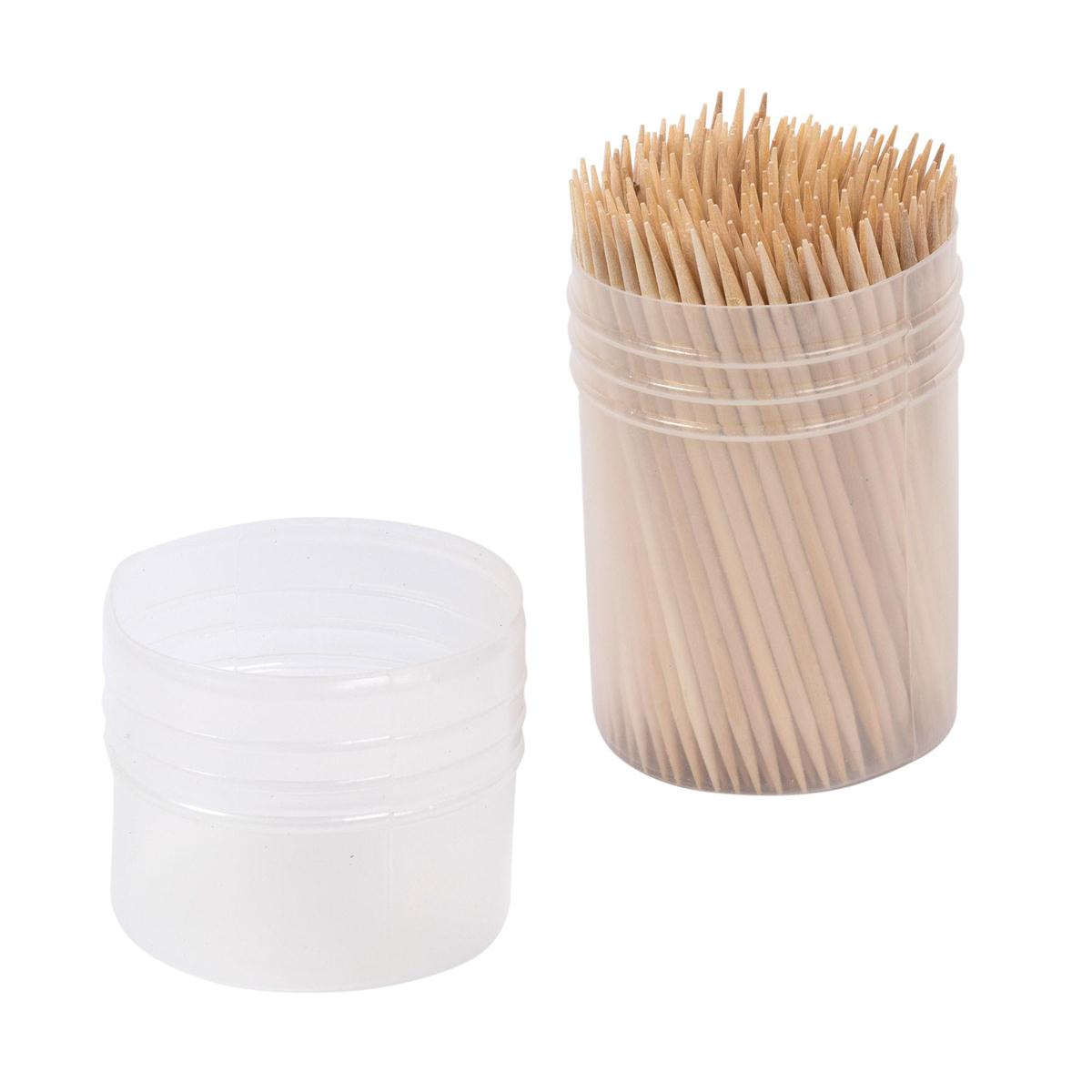 L.gourmet 220-pc Toothpicks w/ Holder, b/c (=#80090-HC)(CP)