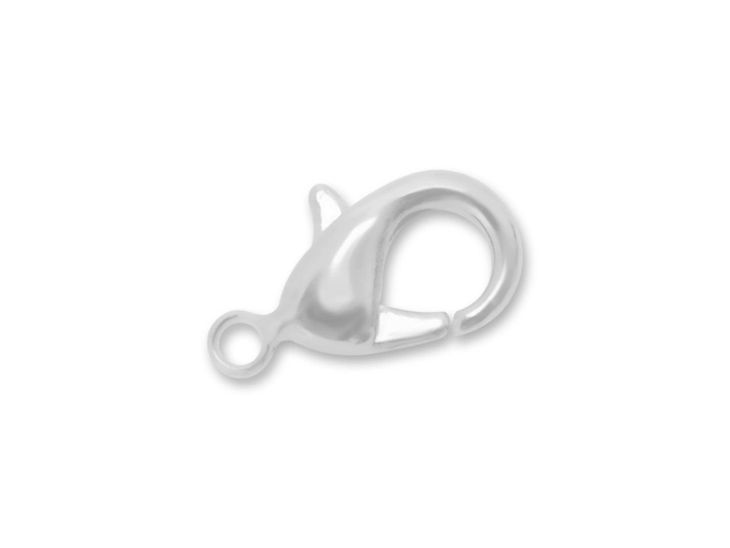 Jewelry Findings: 10mm Lobster Claw x12 w/Clasp B) Silver