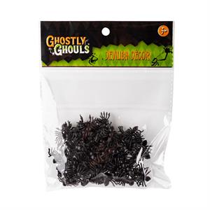 G.Ghoul 100ct 0.87" Plastic Spiders Table Scatter,PBH