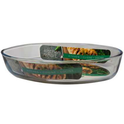 OVAL GLASS BAKING DISH-2.4L