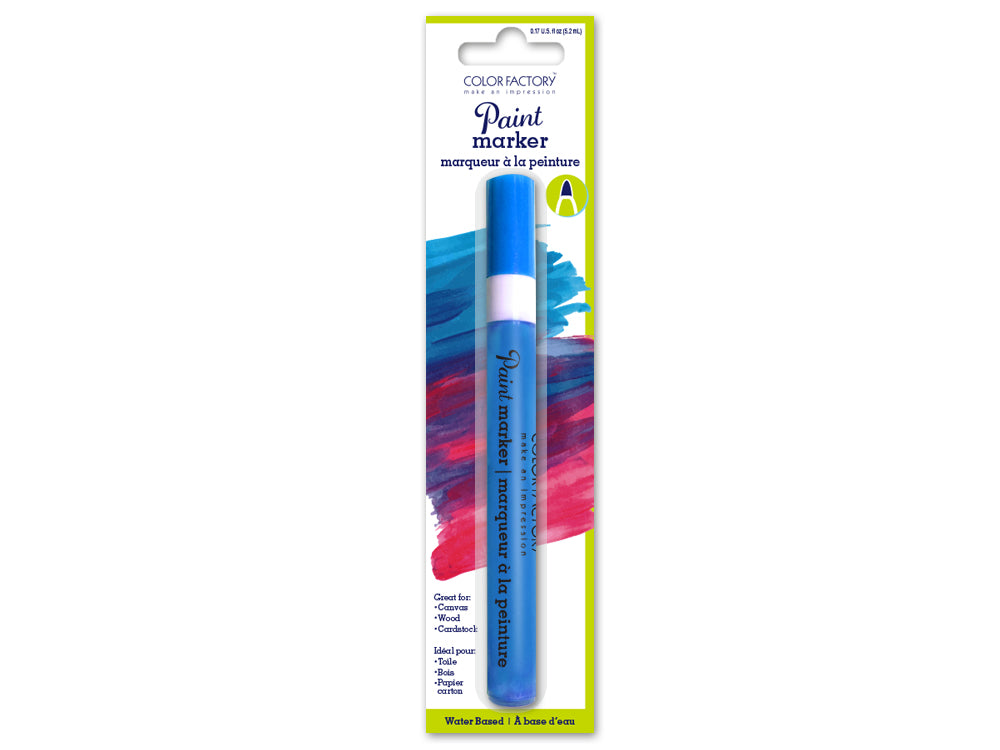 Color Factory: Water Based Paint Marker C) Blue