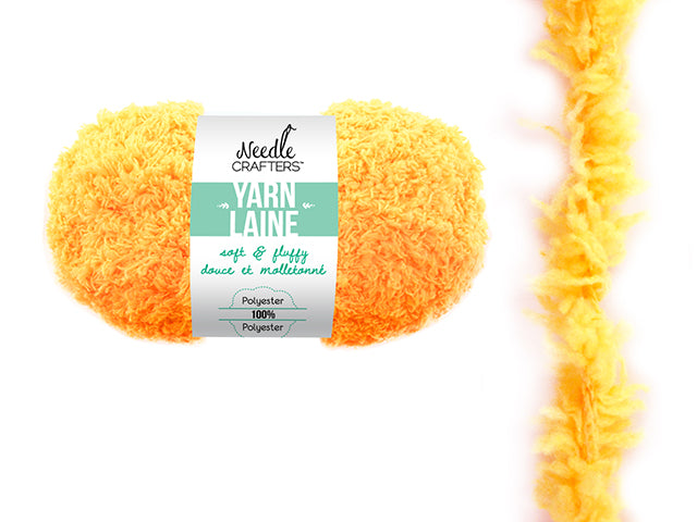 Needlecrafters: 50g Soft'n'Fluffy Yarn H) Sunrise