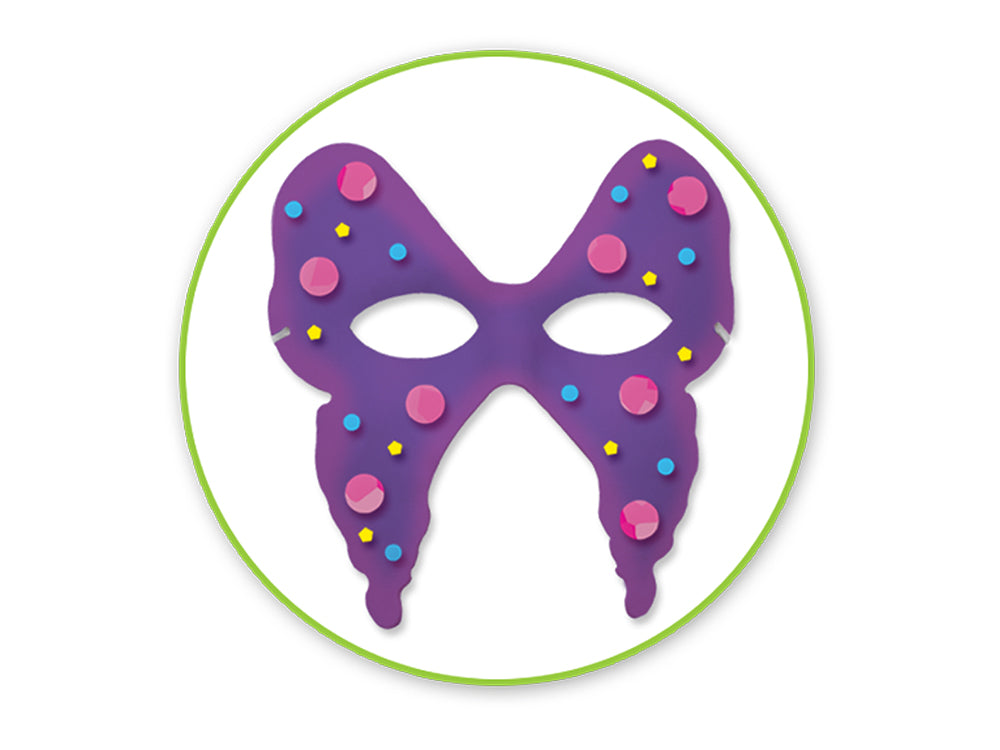 Krafty Kids: 'Diy' Mask W/Elastic Band A) Monarch