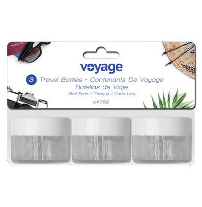 TRAVEL BOTTLES - 3PCS