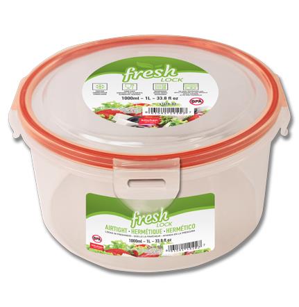 SURELOCK FOOD CONTAINER ROUND, 1L - 33.8OZ