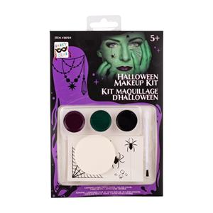 Party Gear Halloween Witch Makeup Kit w/ Face Tattoo, B/C