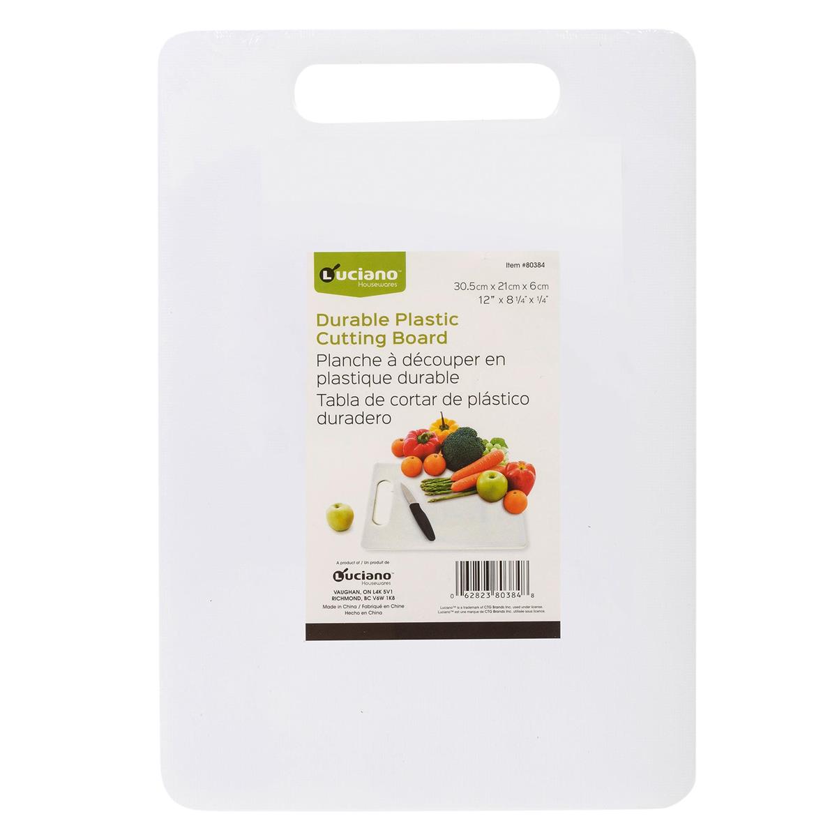 Luciano PE Cutting Board, shrink wrap w/ insert, 30.5x21x0.6cm (HZ)