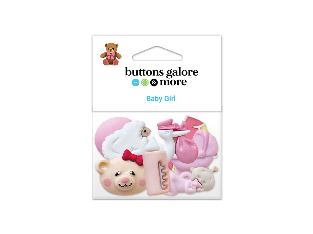 Buttons Galore & More: Craft & Sewing Novelty Buttons Asst 4424 Baby Girl