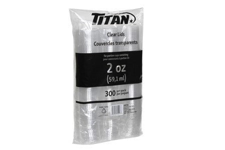 TITAN LID FOR 2 OZ PORTION CUP 300/PK x 4PK/CS (1200/CS)(1088770/1731899/1742306)