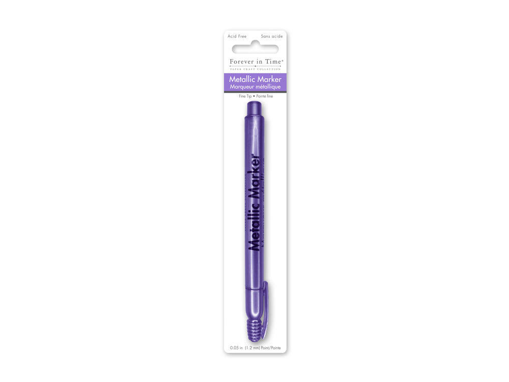 Metallic Marker: 1.2mm Fine Point G) Purple