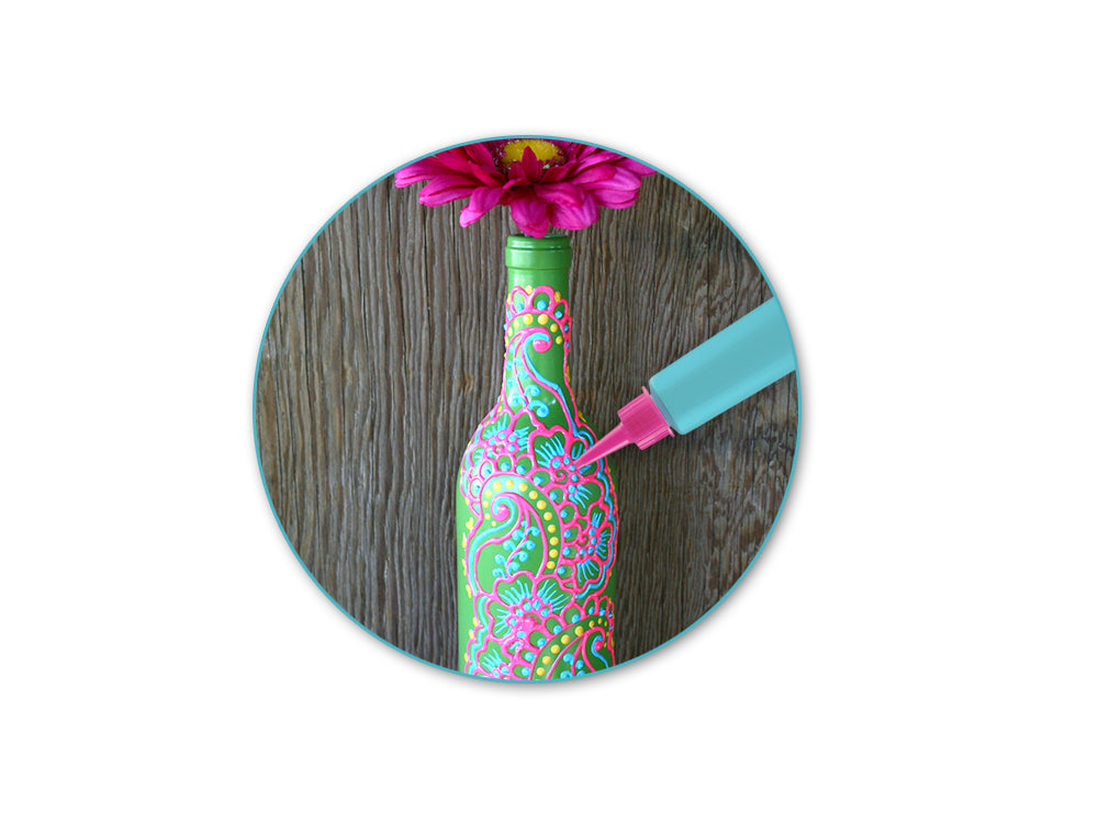 Plastic Bottles: 2 fl oz (59ml) EZ Squeeze Applicator Bottle x3 Reusable