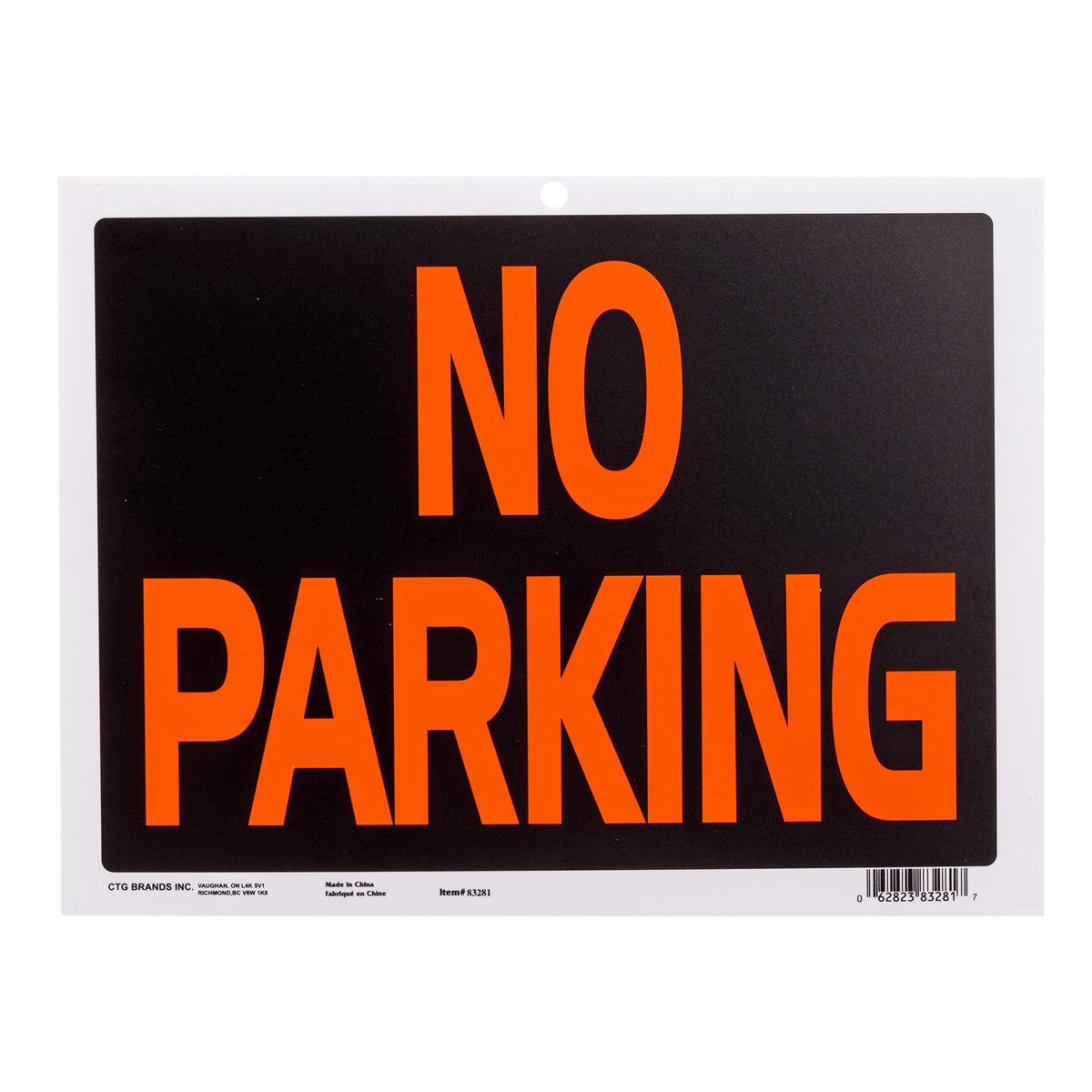 9x12" Pvc Sign "No Parking"