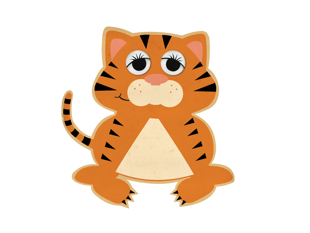 Paste-On Googly Eyes: Lashes 8mm-20mm 38/pk Black Standard