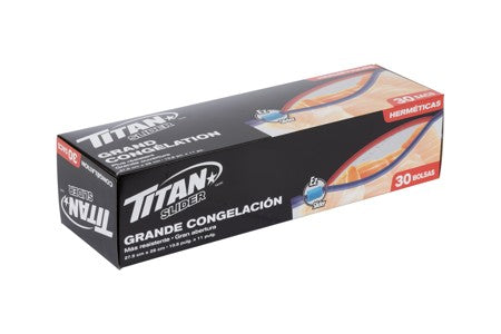 TITAN SLIDER FREEZER BAG LARGE 30/PK